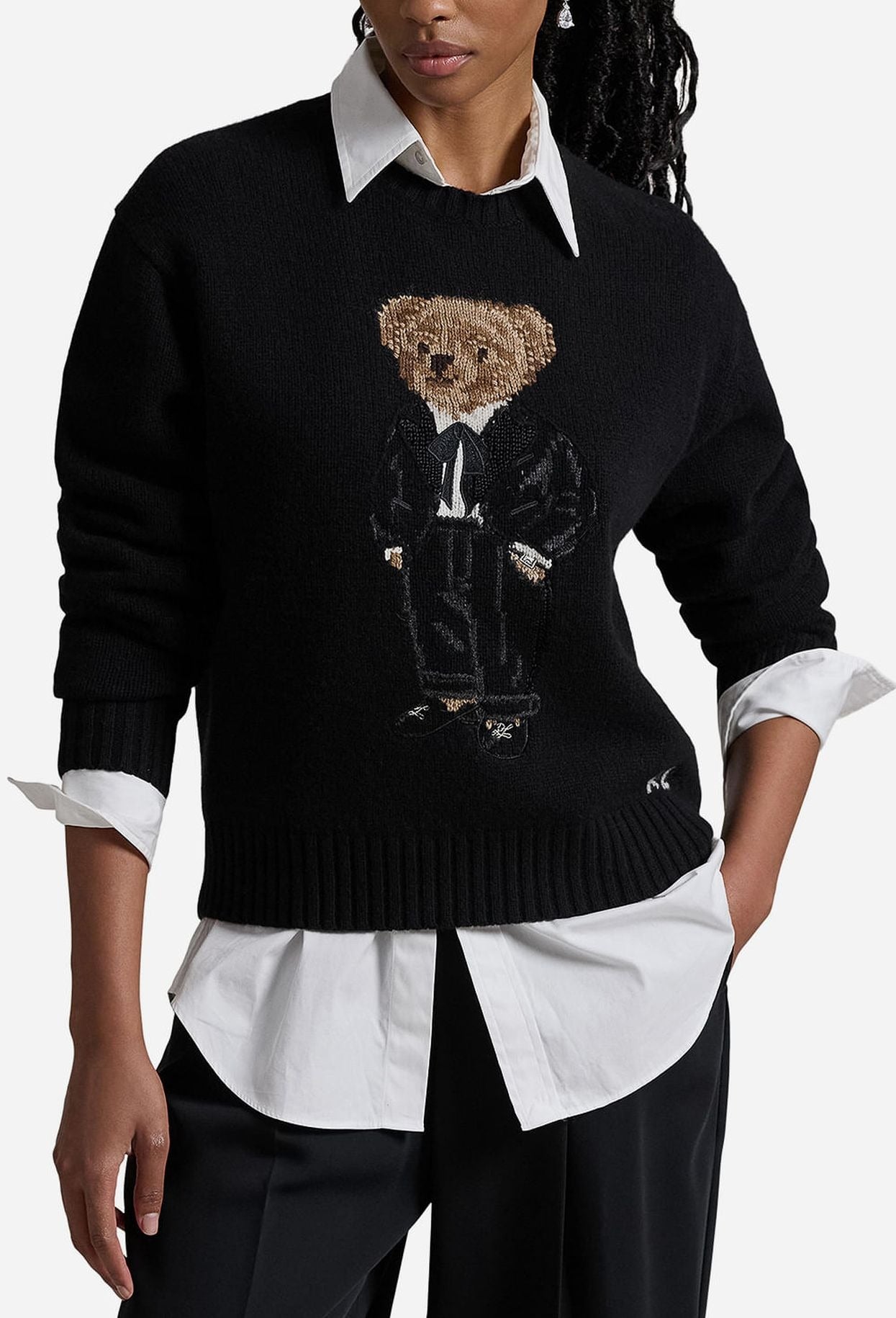 Ralph Lauren Pullover | Schwarzer Polo Bear