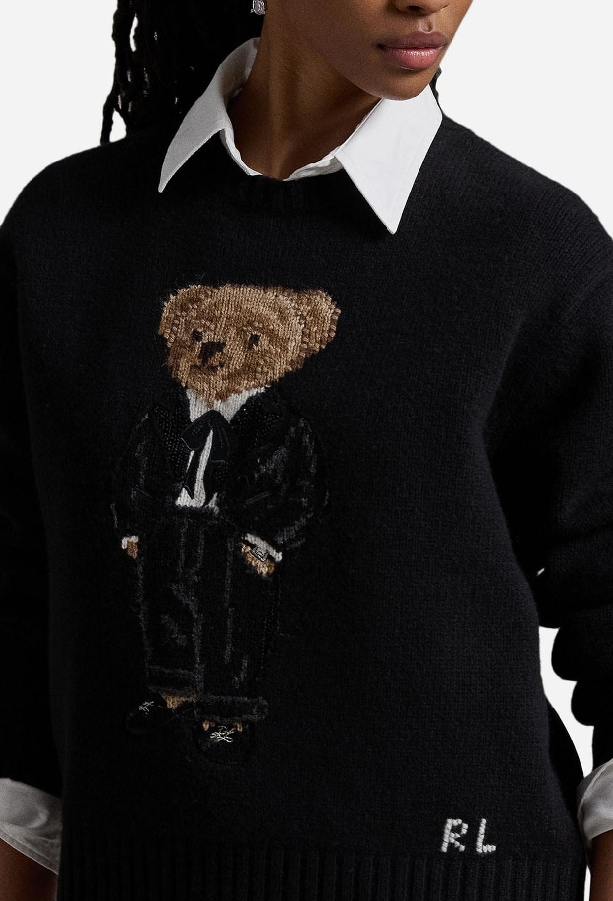 Ralph Lauren Pullover | Schwarzer Polo Bear