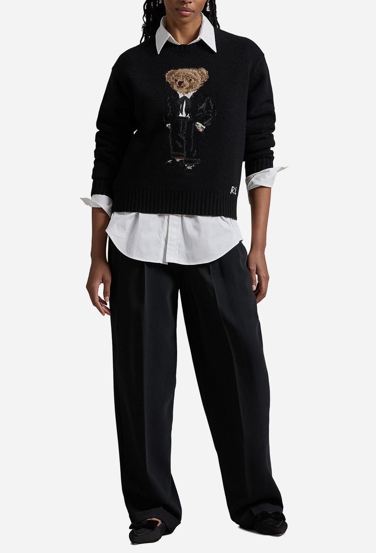 Ralph Lauren Pullover | Schwarzer Polo Bear