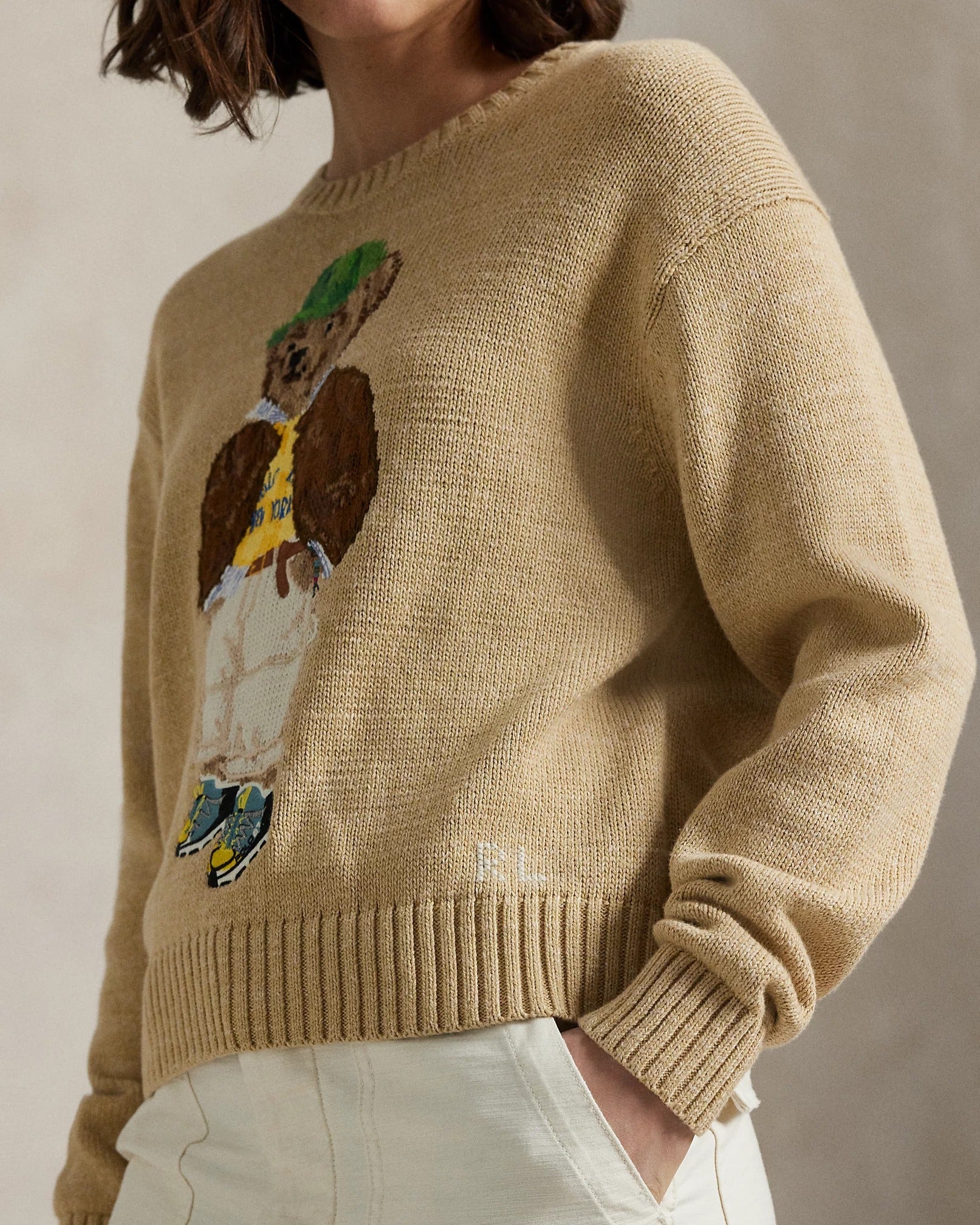 Ralph Lauren Pullover | Beiger Polo Bear