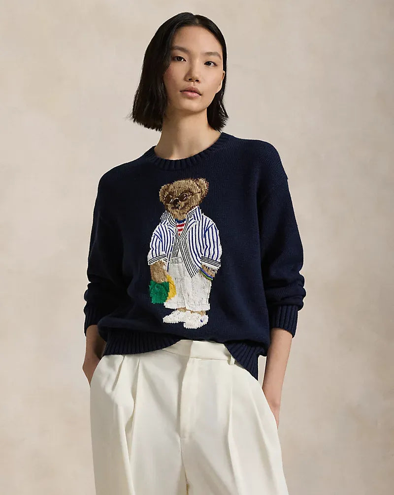 Ralph Lauren Pullover | Marineblauer Polo Bear