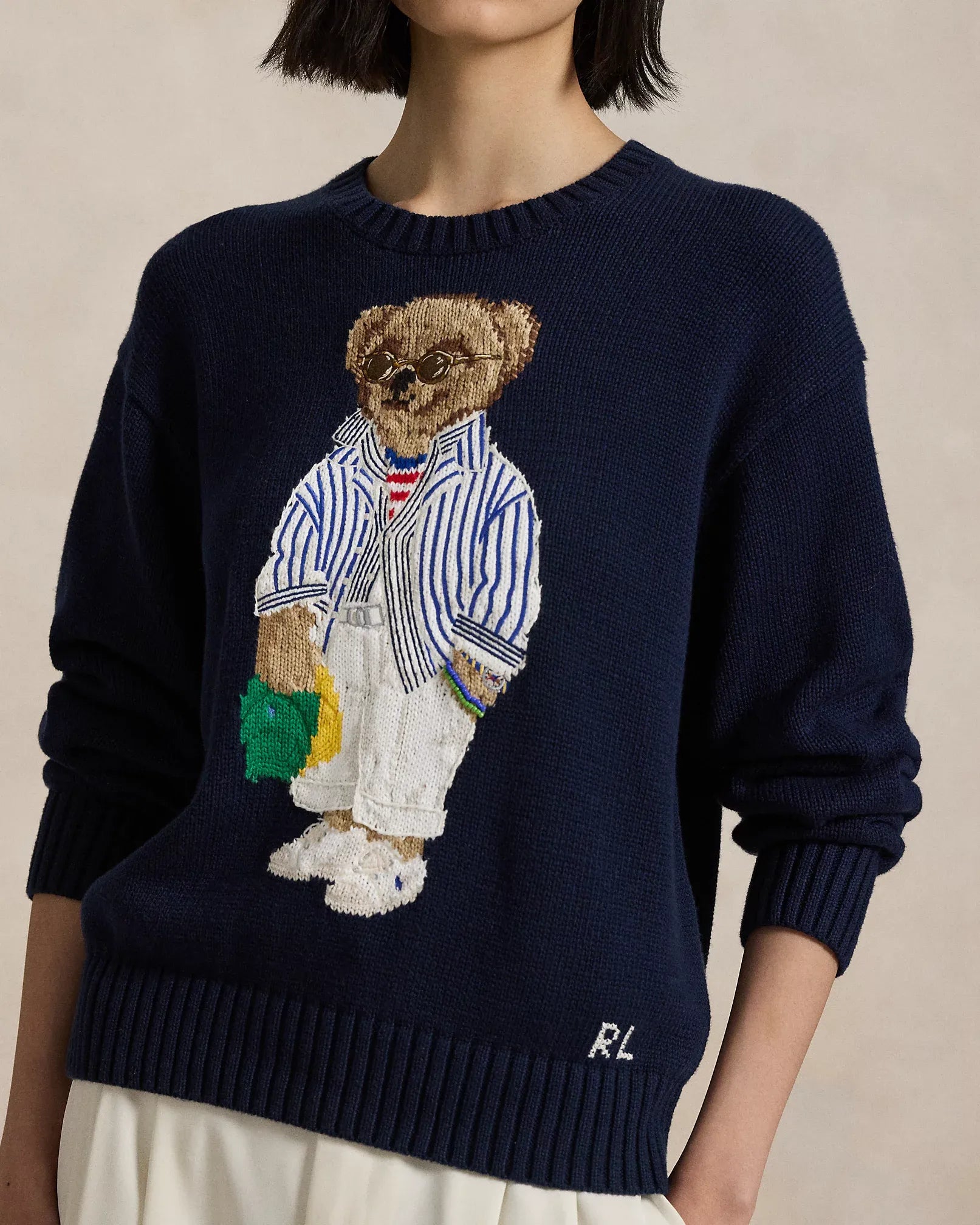 Ralph Lauren Pullover | Marineblauer Polo Bear